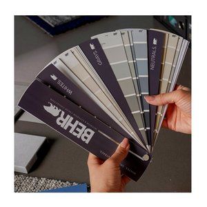 BEHR Whites Grays and Neutrals Paint Color Fan Deck W&N-252 8/2021 -Most Current